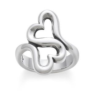 James Avery hearts to heart ring